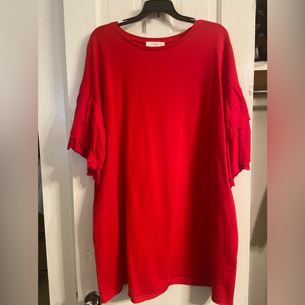Umgee Red shirt/dress